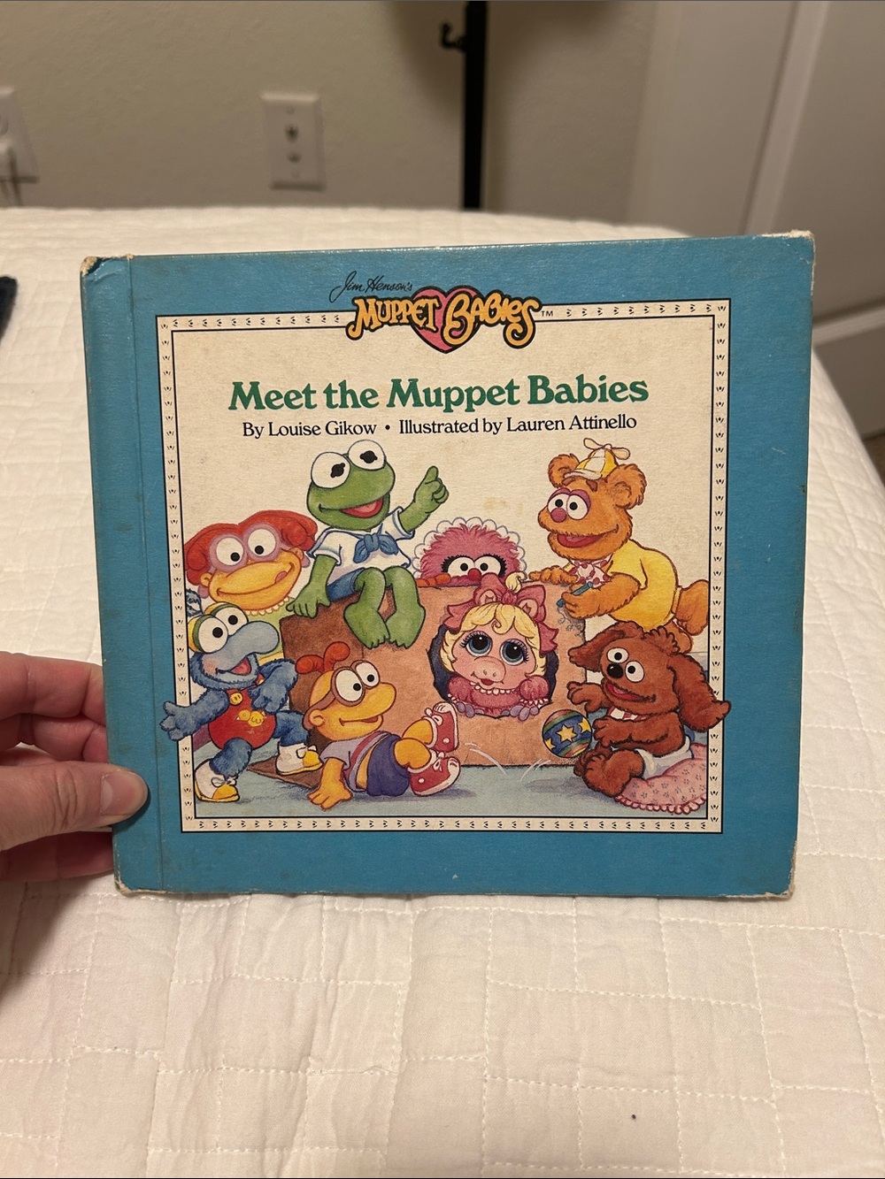 Vintage 1987 Meet the Muppets Muppet Babies Kids Book